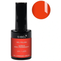Sibel Gel Nail Polish Color 24 Orange Crush 14ml