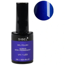 Sibel Gel Nail Polish Color 28 I Sea Blue 14ml
