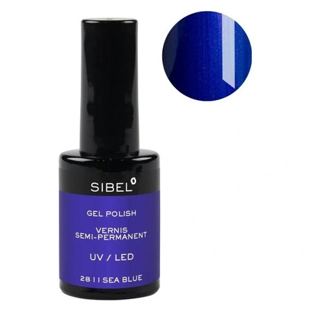 Sibel Gel Nail Polish Color 28 I Sea Blue 14ml