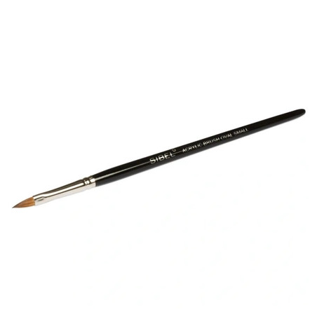Sibel Small Oval Acrylic Brush 24cm