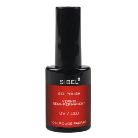 Sibel Gel Nail Polish Color 105 Perfect Red - 14 Milliliters