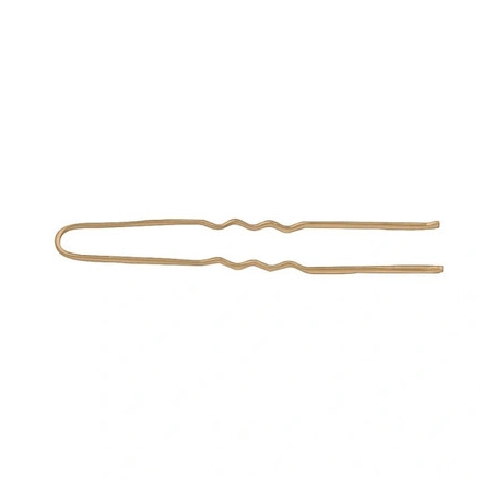 Sibel Metal Hairpins 60 Mm 25 Pcs Wavy Golden