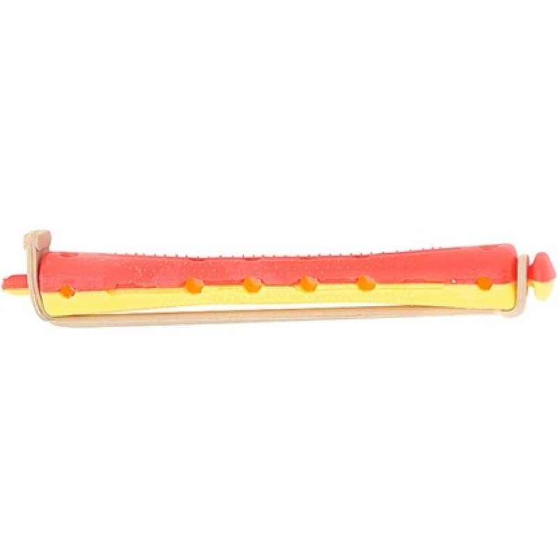 Salon Hairdressing Curling Perm Rollers Rods Yellow/Red