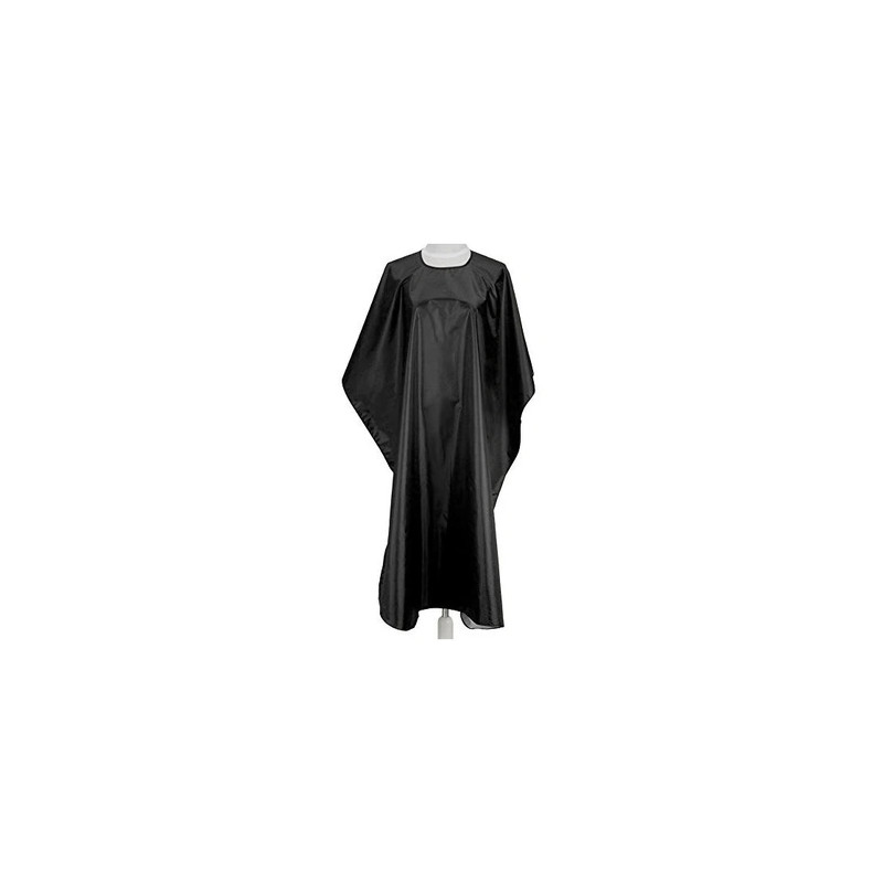 Sibel Vera Black Plastic Cape For Beauty Care