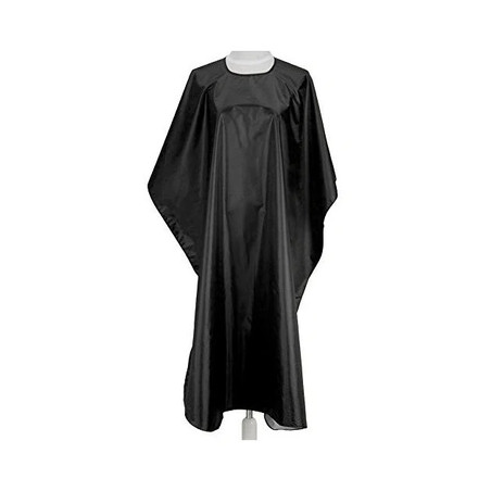 Sibel Vera Black Plastic Cape For Beauty Care