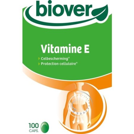 Biover Vitamin E Natural - Cell Protection - Capsules With Vitamin E - 100 Capsules
