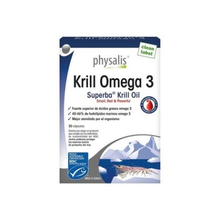 Physalis Krill Omega 3 - 30 Pearls