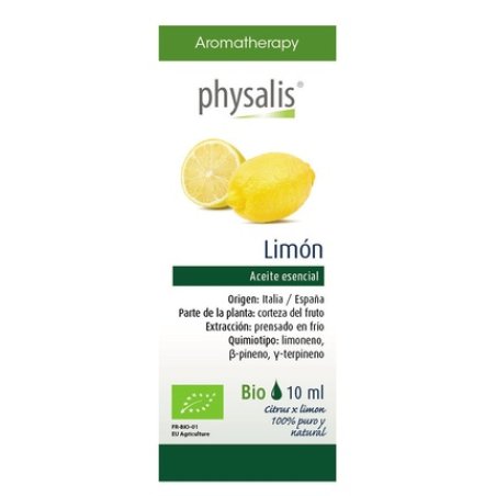 Physalis Organic Lemon Essential Oil 10ml