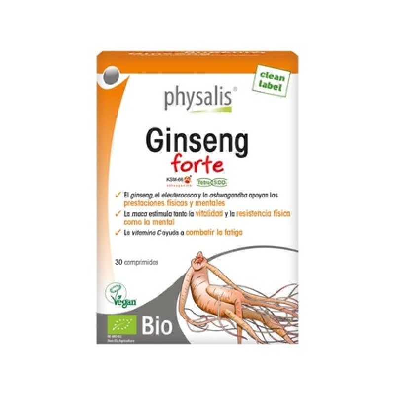 Physalis Ginseng Forte Bio 30 Tablets - Herbal Supplement