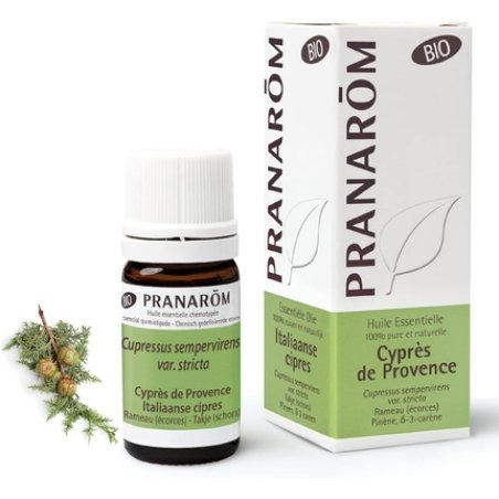Pranarom Bio Essential Oil Provence Cypress Cupressus Sempervirens 5ml