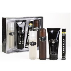 Cuba Original Cuba Black Gift Set - Includes 100ml Edt Spray, 35ml Edt Spray, 200ml Shower Gel, And 100ml After Shave