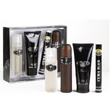 Cuba Original Cuba Black Gift Set - Includes 100ml Edt Spray, 35ml Edt Spray, 200ml Shower Gel, And 100ml After Shave