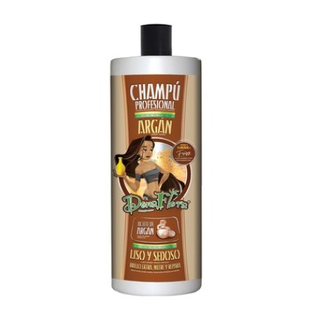 Dona Flora Smooth and Silky Argan Shampoo Intensive Moisture Soft Hair Gentle Scent Dermatologically Tested 1000ml