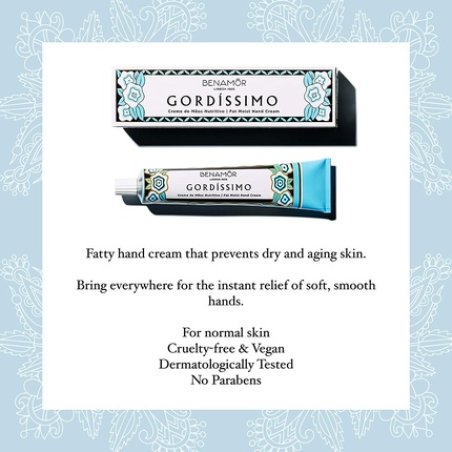 Benamôr - Gordíssimo Fat Moisturizing Hand Cream With Shea Butter - 99% Natural