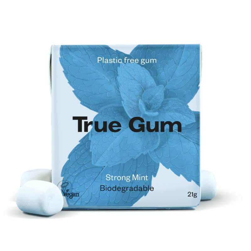 True Gum TGSM chewing-gum Blanc