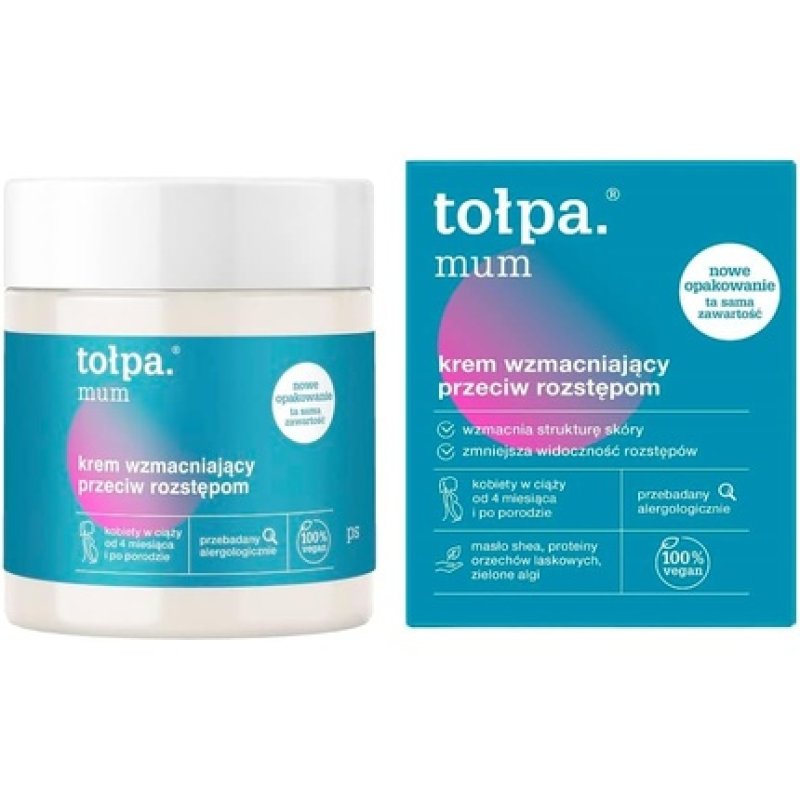 TOŁPA Mum Strengthening Cream Against Stretch Marks 250ml