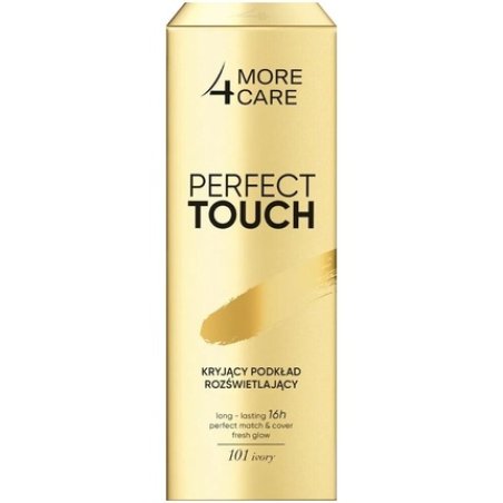More4Care Perfect Touch Foundation with Illuminating Coverage and Hyaluronic Hydration