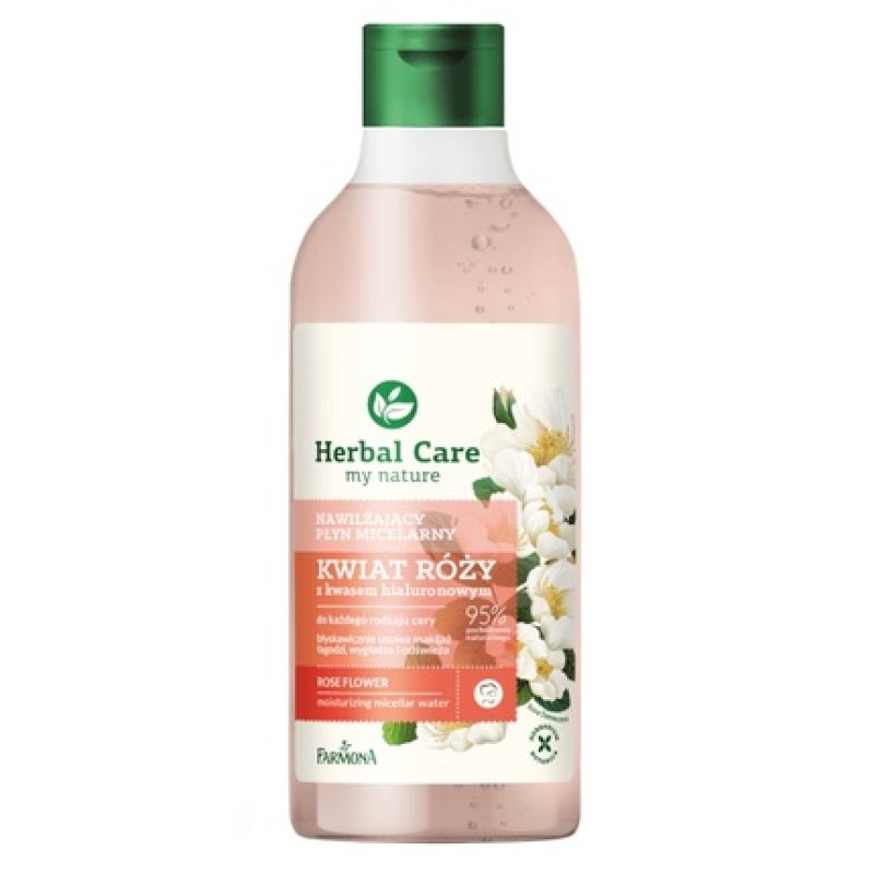 Herbal Care Micellar Liquid Rose Flower With Hyaluronic Acid 400ml