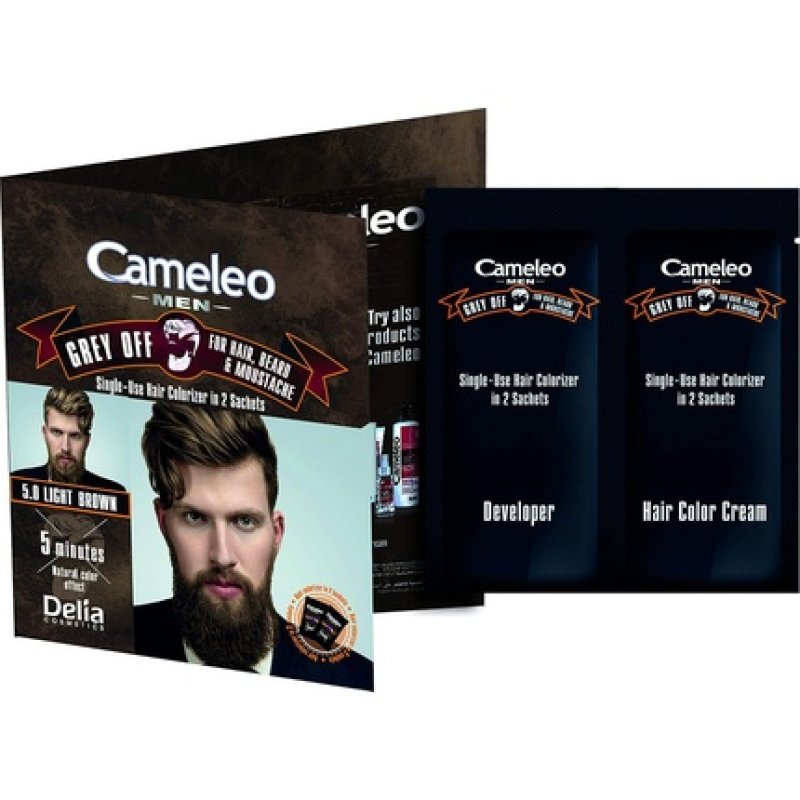Cameleo Men Colour Cream Medium Brown Single-Use Colorizer - Pack of 2