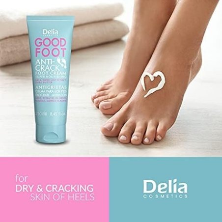Delia Cosmetics Good Foot Foot Cream for Cracked Heels with Shea Butter and Urea 250ml