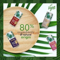 Delia Cosmetics Bio Green Nail Polish Fuchsia Vegan Friendly 11ml