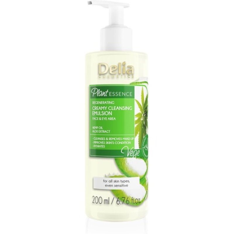 Delia Cosmetics Plant Essence Face & Eye Cleansing Emulsion Creamy Makeup