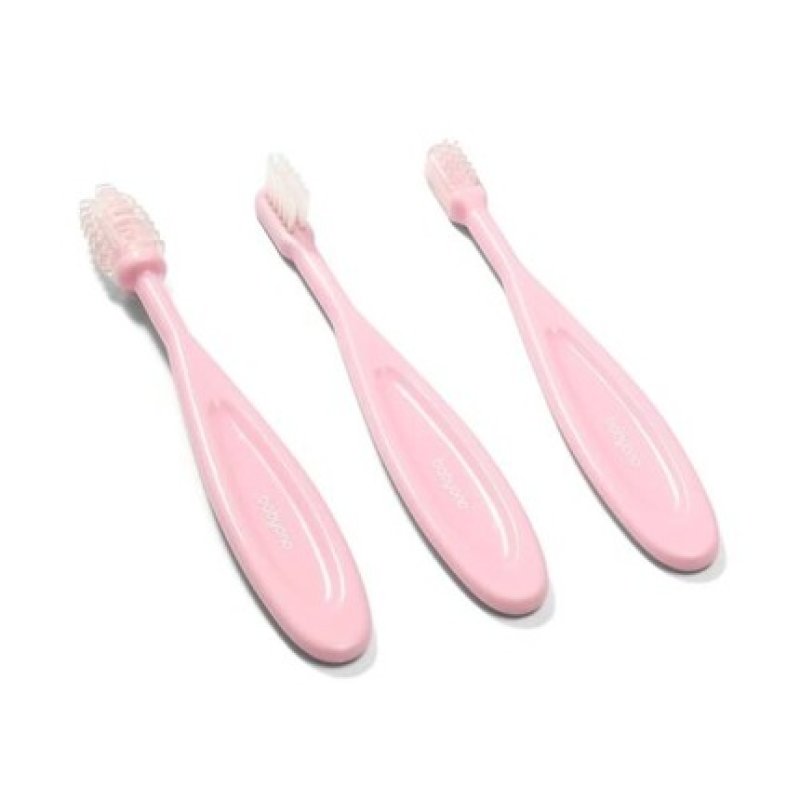 BabyOno 550/01 Pink Toothbrushes for Children and Infants