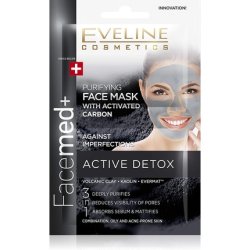 Eveline Active Detox Face Mask with Active Carbon for Combination and Oily Skin 5ml