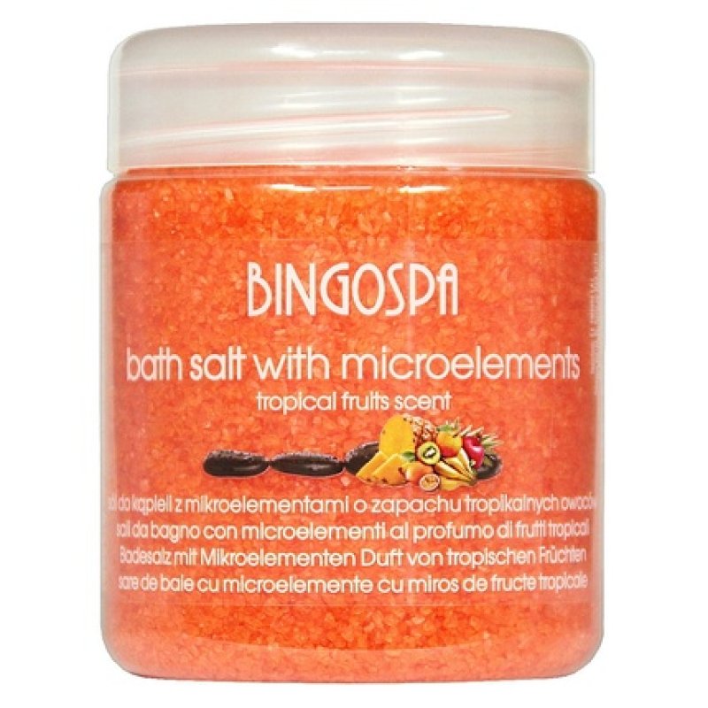 Bingo Spa Bath Salt With Tropical Fruits 550g