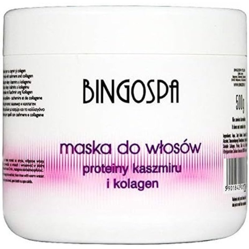 Bingospa Hair Mask with Cashmere and Collagen 500g