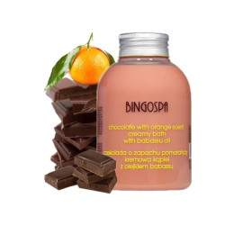 Bingospa Chocolate Bath Fluid With Orange Scent And Babassu Oil