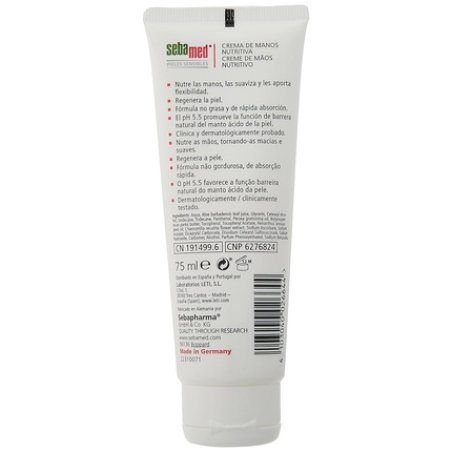 Sebamed Nourishing Hand Cream for Sensitive Skin 75ml