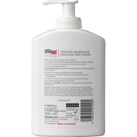 Sebamed soap-free wax emulsion 300ml