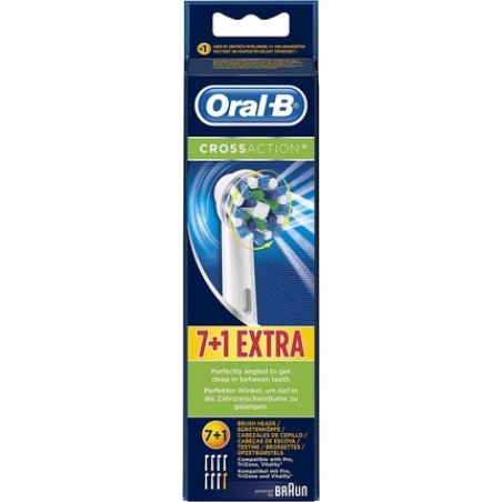 Oral-B CrossAction Brush Heads with 16-Degree Angle Bristles