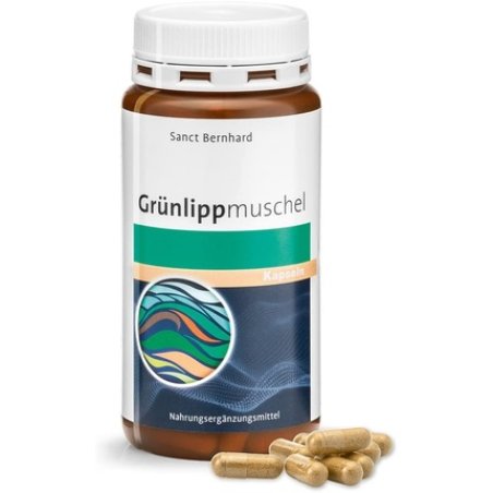 Sanct Bernhard High-Dose Green Lipped Mussel Capsules 500mg per Capsule - 150 Capsules