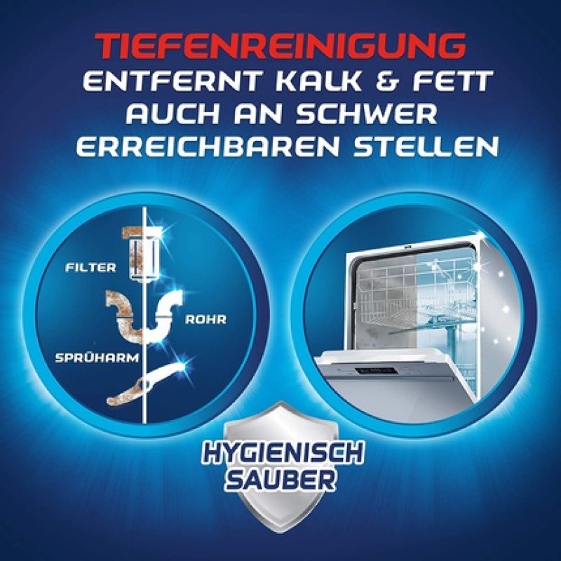 Finish Machine Deep Cleaner - Liquid Machine Cleaner Against Limescale And