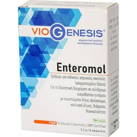 Viogenesis Enteromol For Irritable Bowel Syndrome 8 Capsules