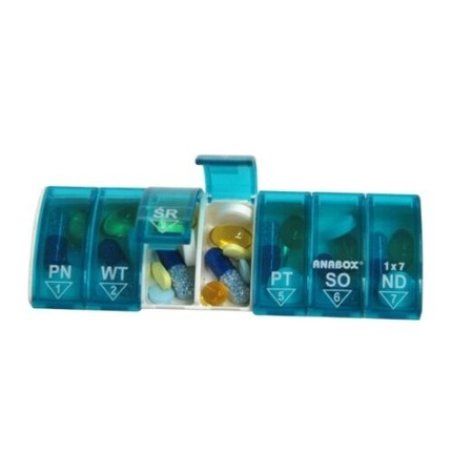 Anabox Weekly Medication Organizer 7 Compartments