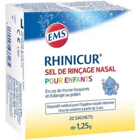 Rhinicur Nose Rinse Salt Child Bag 20 Pieces