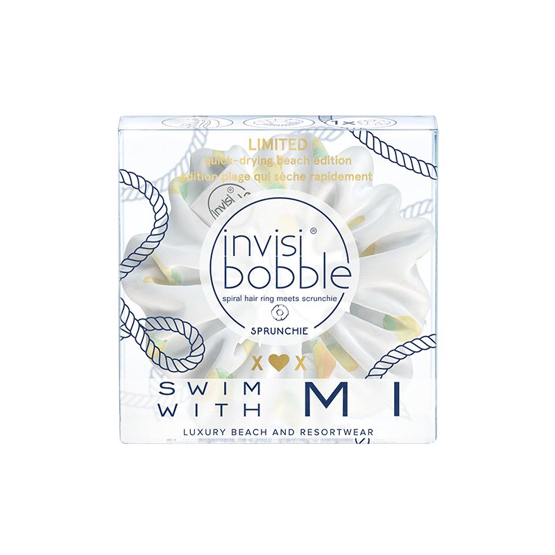 Invisibobble Sprunchie Swim With Mi Simply The Zest, Ib-Sp-Hp Yellow/White, 17