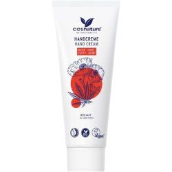 Cosnature Hand Cream Poppy & Hemp - Moisturizing Hand Cream