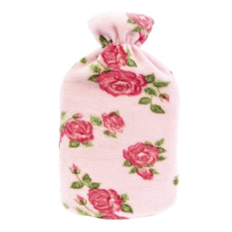 Ks Brands Flower Prints Hot Water Bottle - 2 Litre Pink Design