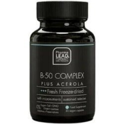 Pharmalead Black Range B-50 Complex Plus Acerola 30 Capsules