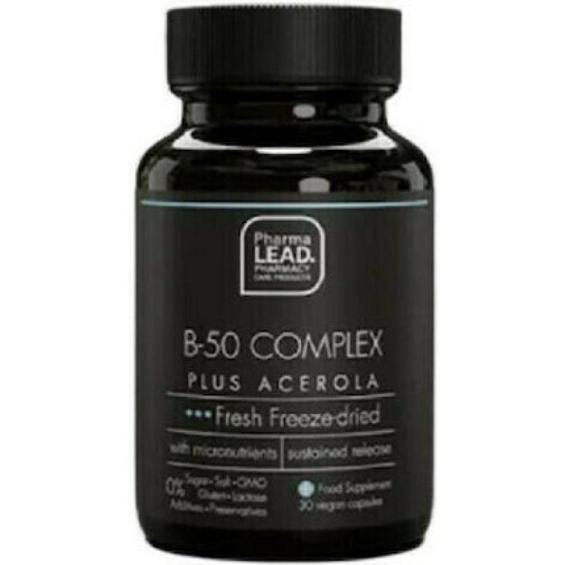 Pharmalead Black Range B-50 Complex Plus Acerola 30 Capsules