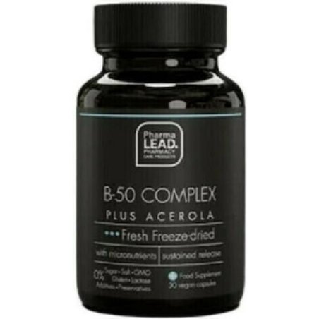 Pharmalead Black Range B-50 Complex Plus Acerola 30 Capsules