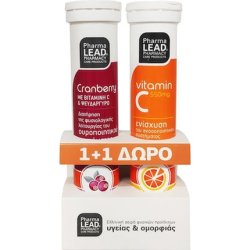 Pharmalead Cranberry 20 Effervescent Tablets Gift Vitamin C 1000mg 20 Effervescent Tablets