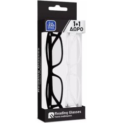 Eyelead Glasses For Presbyopia Unisex 11 Black Transparent 200 2 Pieces