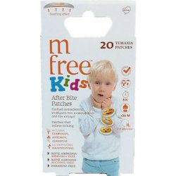 M-Free Family After Bite Patches - Soothing Adhesive Patches For Kids With Grape Seed Oil, Mint, And Lavender - 20