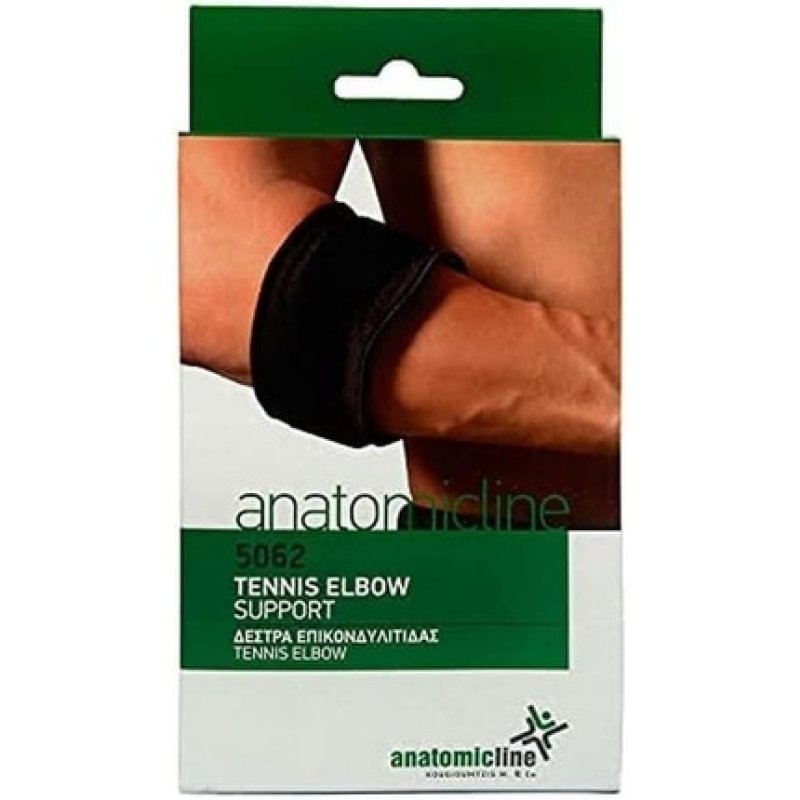 Anatomicline Tennis Elbow Support One Size Black