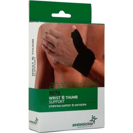Anatomicline Wrist and Thumb Support One Size Black